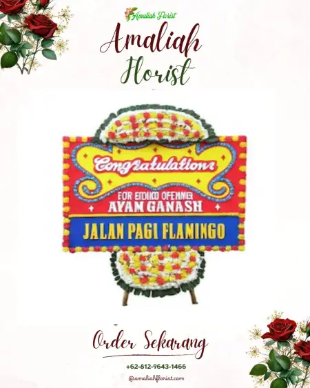 Sewa Papan Bunga Pranti